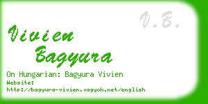 vivien bagyura business card